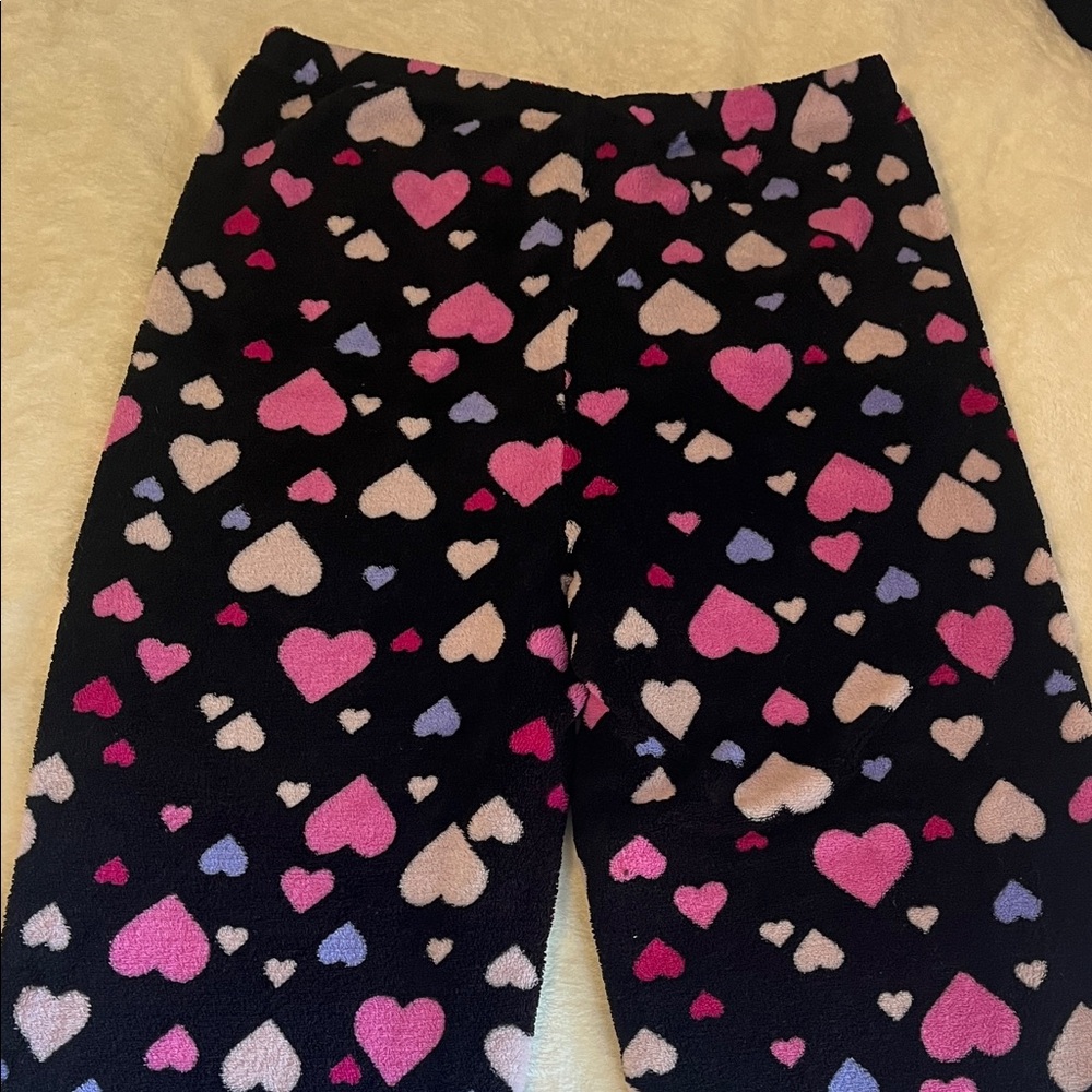 Heart Patterned Pajama Pants